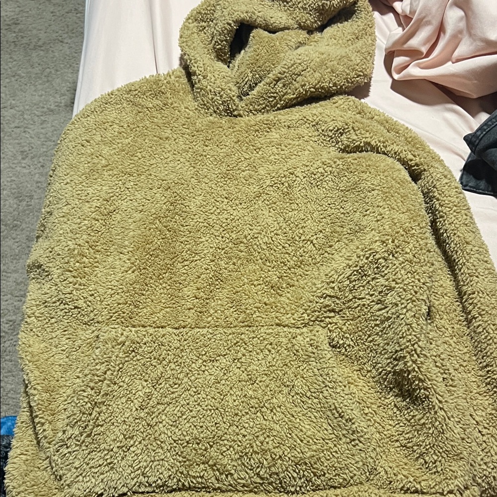Cozy Tan Sherpa Hoodie